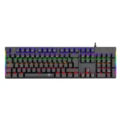 T-DAGGER - Teclado Naxos T-TGK310-RD - Sw. Red Español Rainbow