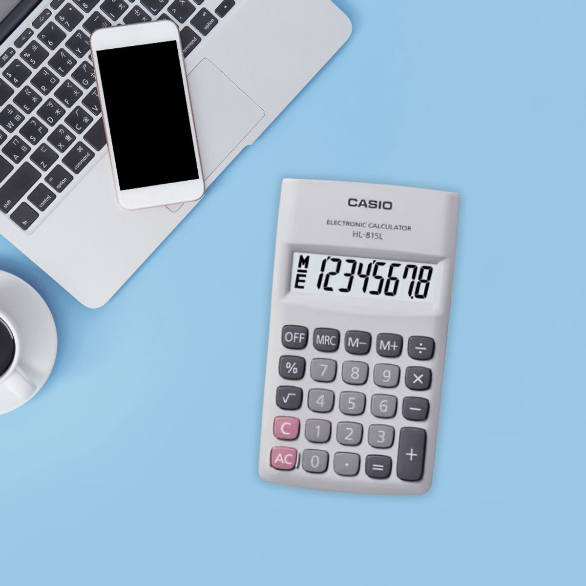 CASIO - CALCULADORA CASIO HL-815L-WE BLANCO
