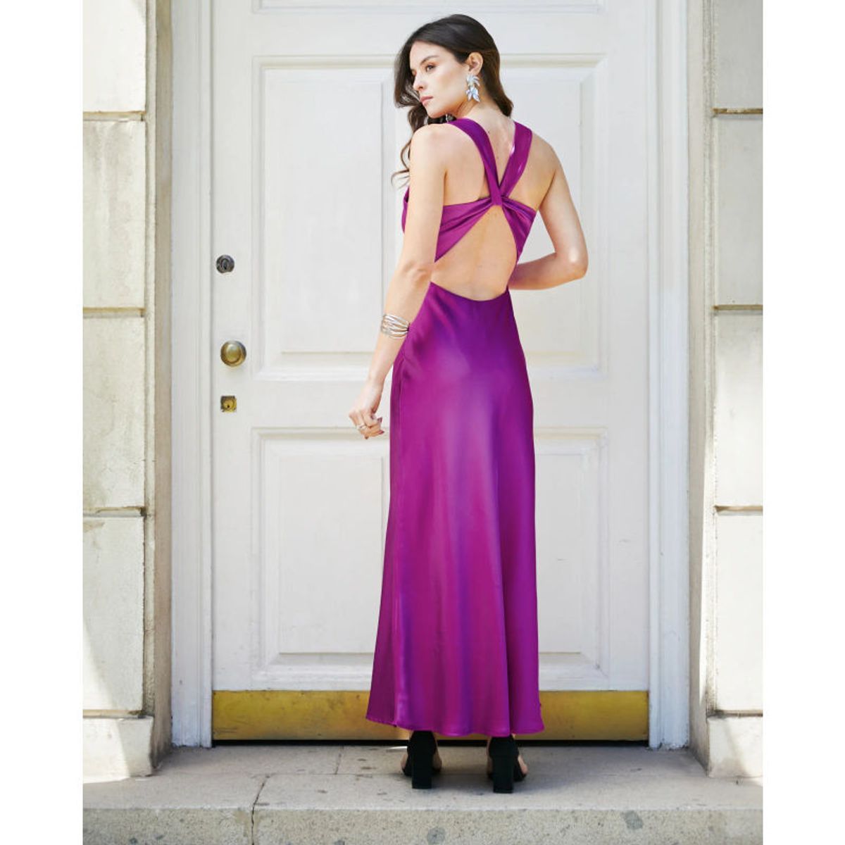MI PLACARD - Vestido Largo de Fiesta Vivianne Magenta