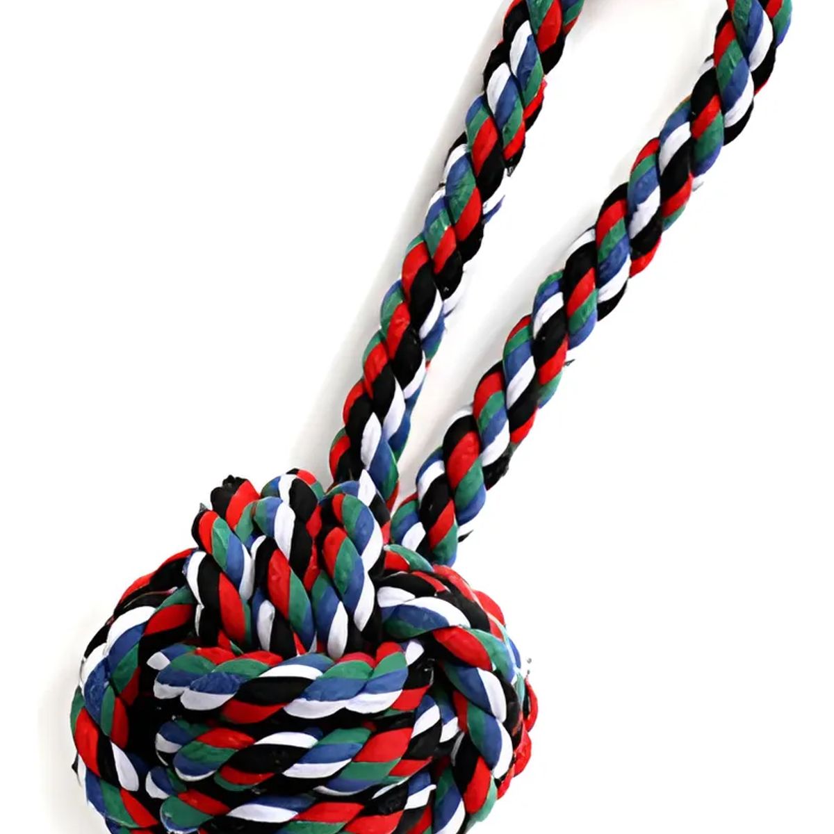 HOOPET - Juguete Tirador Mordedor Para Perros Cuerda Pelota Diversión Rojo