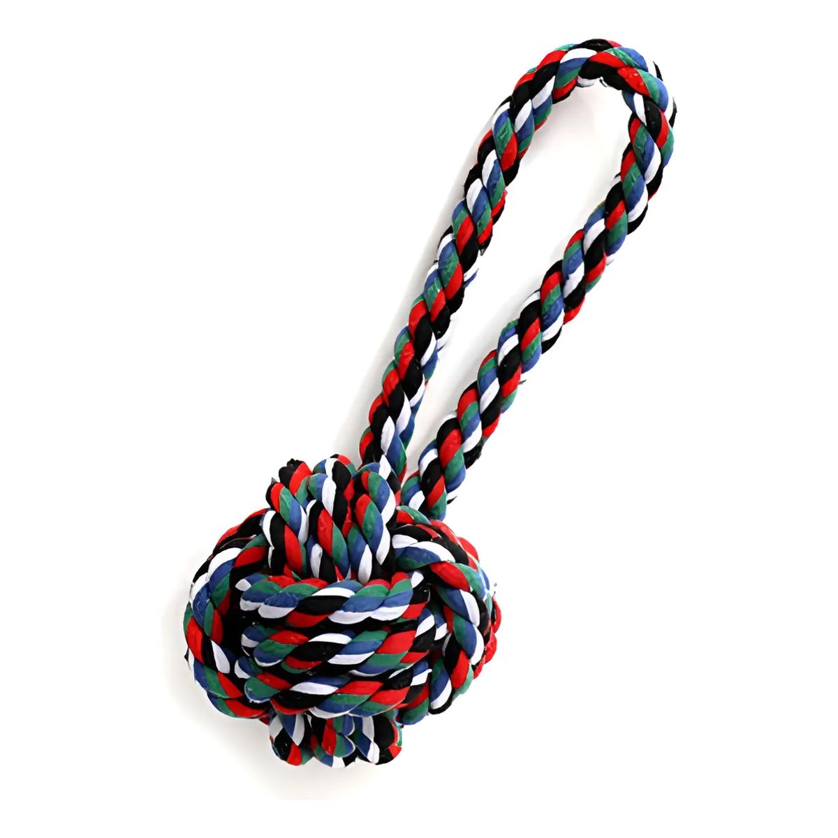 HOOPET - Juguete Tirador Mordedor Para Perros Cuerda Pelota Diversión Rojo