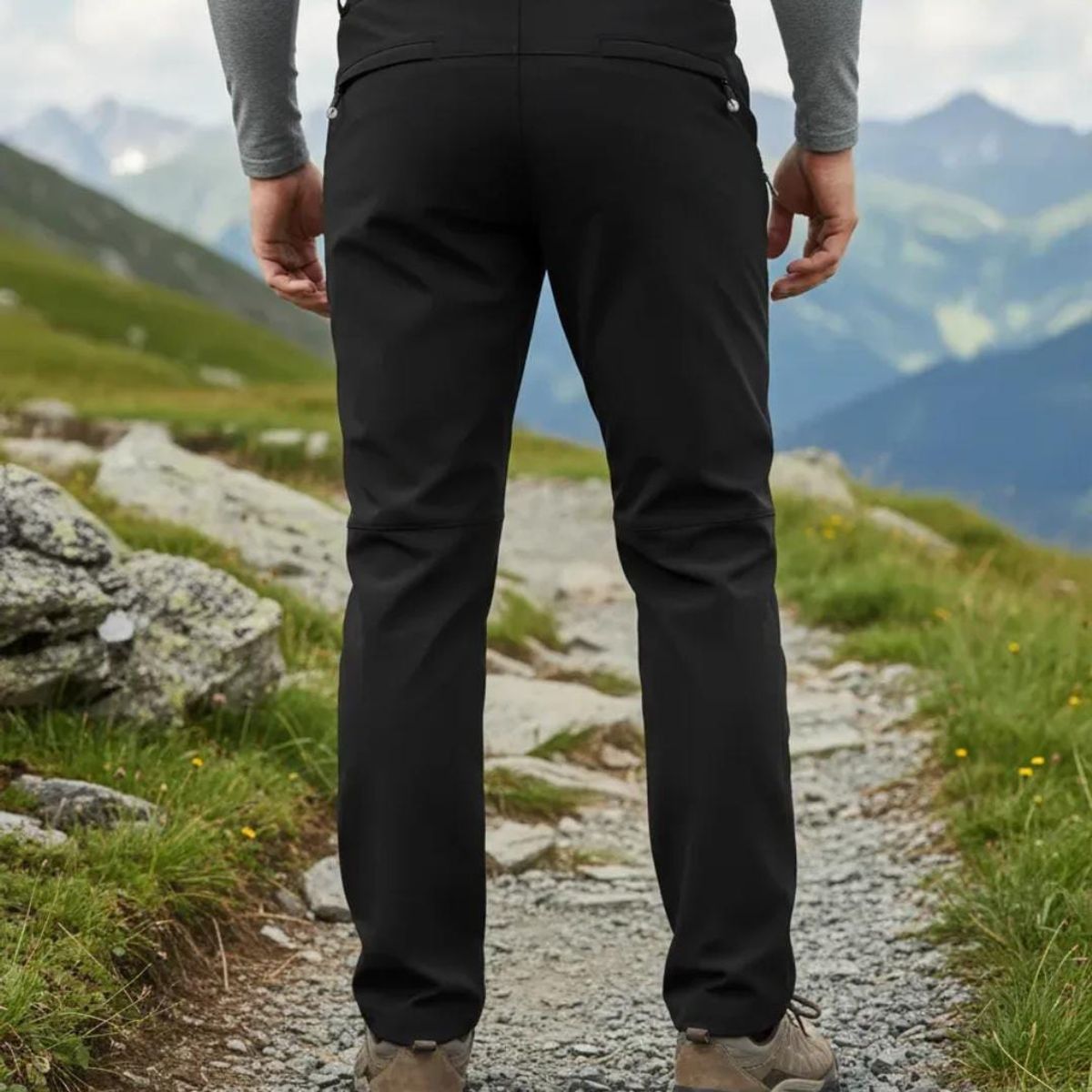 BLUE MOUNTAIN - PANTALON OUTDOOR TERMICO IMPERMEABLE VARON SOFTSHELL