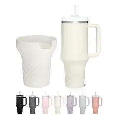 GENERICO - Funda Vaso Stainlesss Silicona Protectora Taza 40 Oz