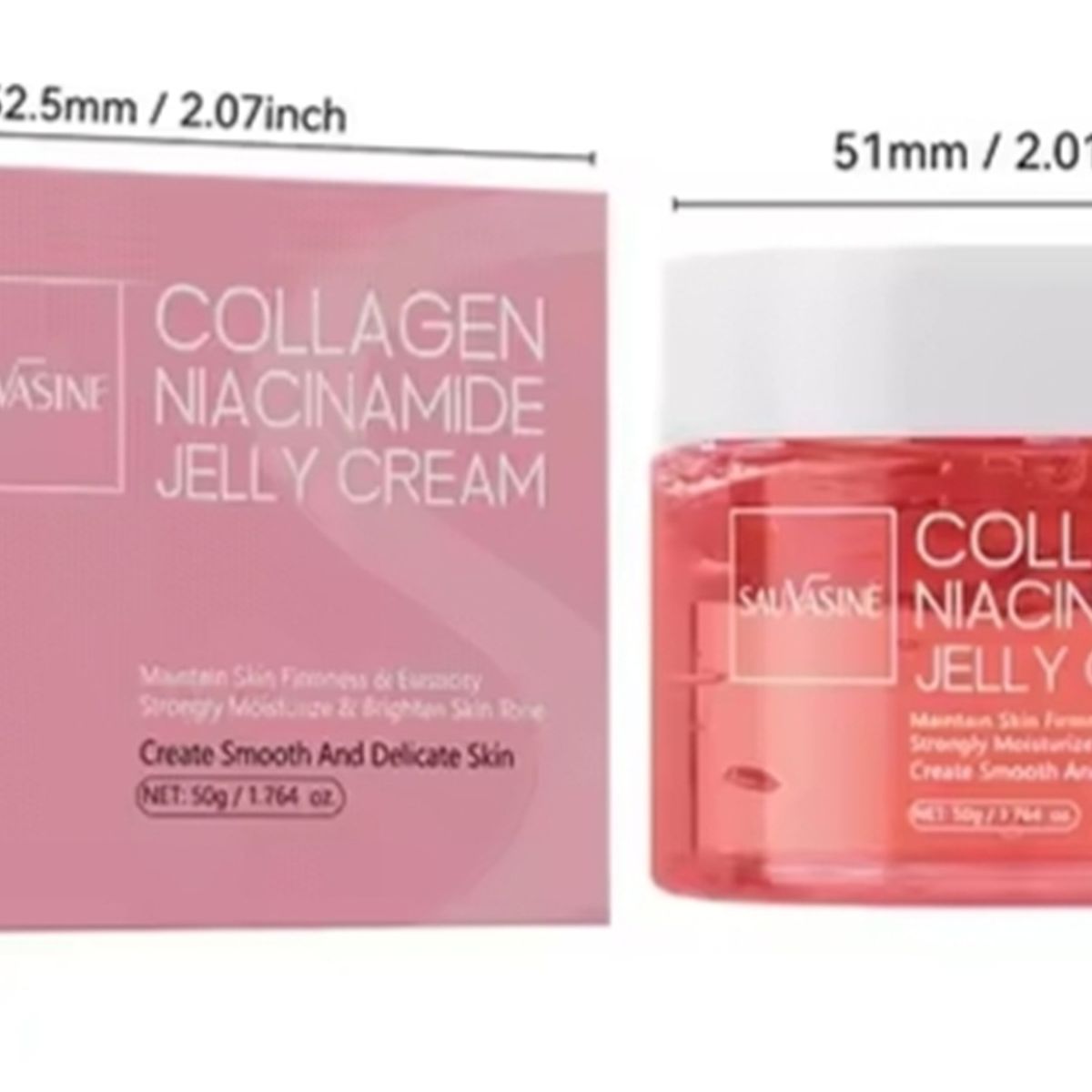 GENERICO - Collagen Jelly cream Gel Facial hidratante con colágeno y niacinamida