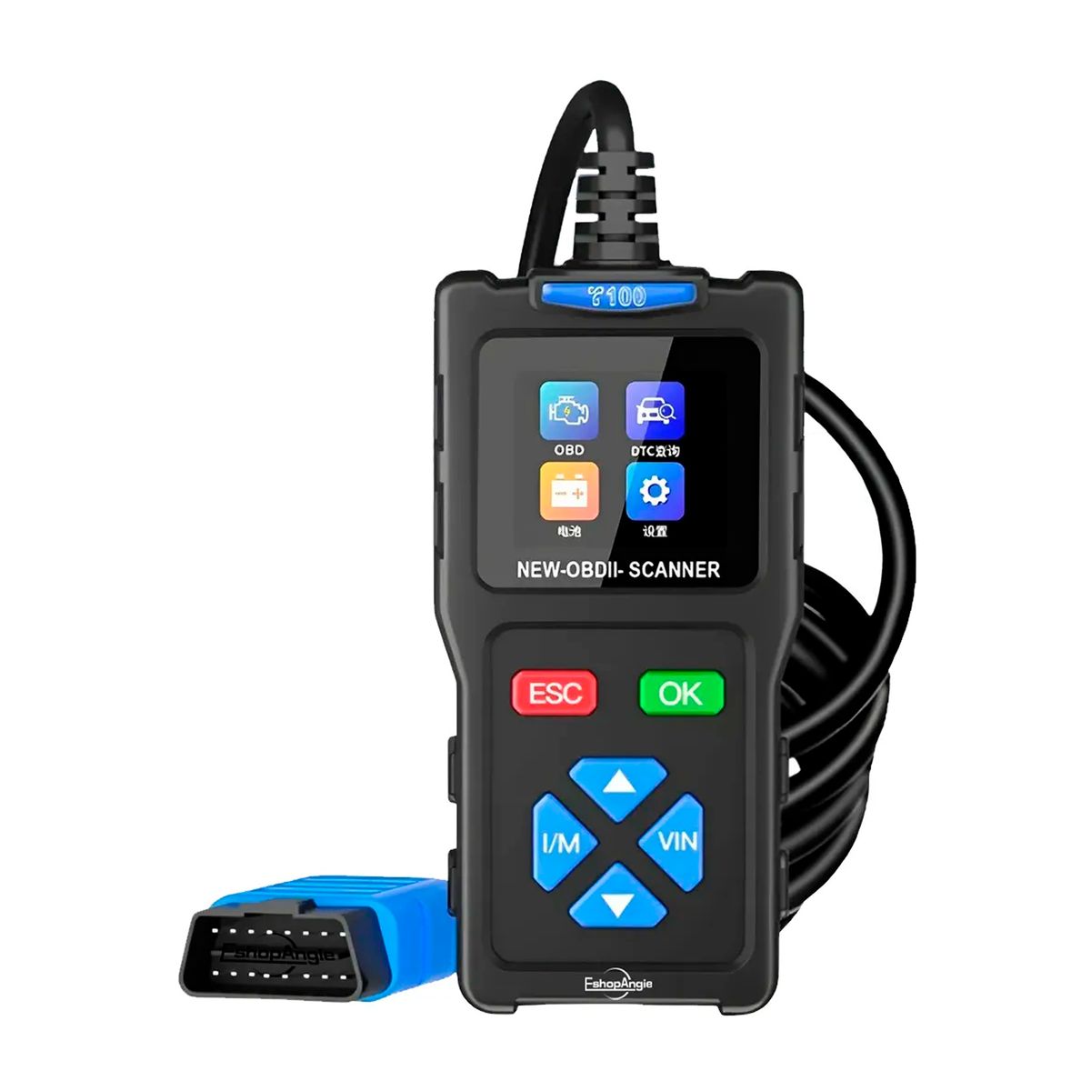 Escaner Automotriz Obd2 T100 Lector De Codigos Multimarca, marca ESHOPANGIE - Foto Principal