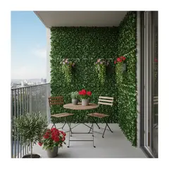 EKOL TACTICA MILITAR - Malla Cerca De Hojas Planta Enredadera Artificial Jardín 100x300 cm