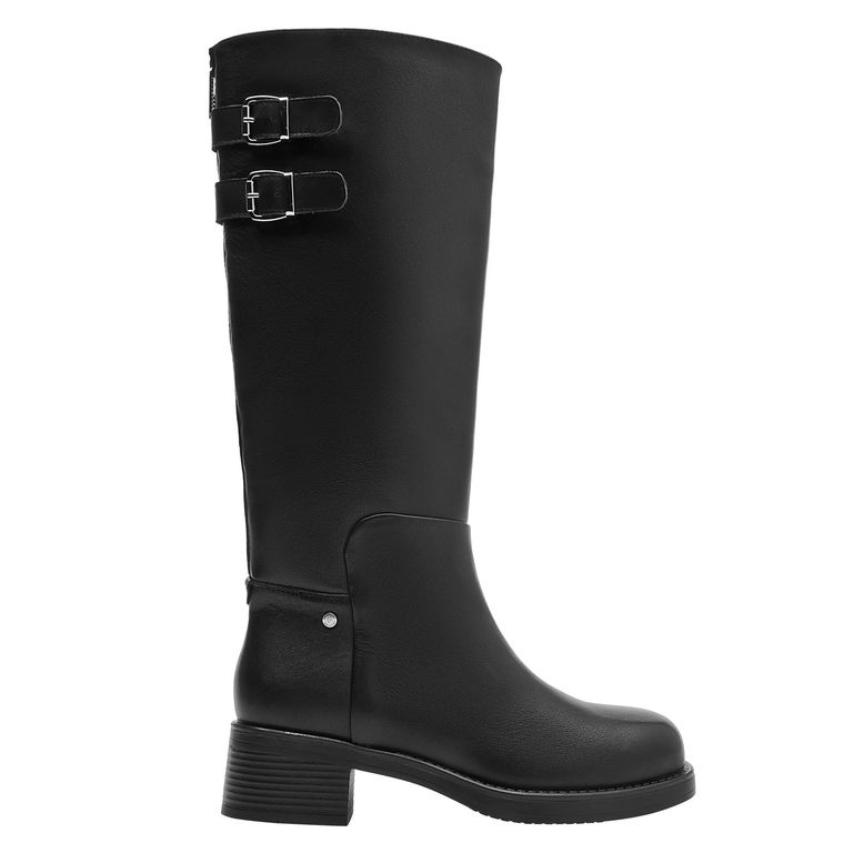 Bota Casual Mujer Negro