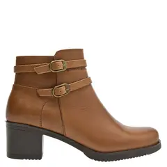 POLLINI - Botín Casual Mujer Marrón claro