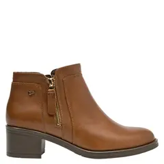 16 HRS - Botín Casual Mujer Marrón claro