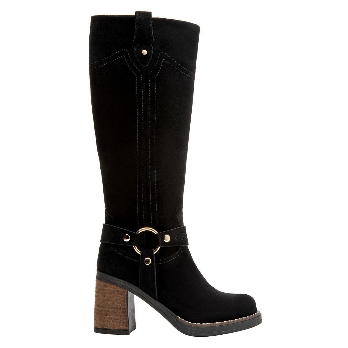 POLLINI - Bota Casual Mujer Negro Pollini