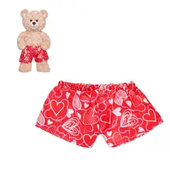 BUILD A BEAR - Bóxer Rojo Corazones Val 26 Build-A-Bear