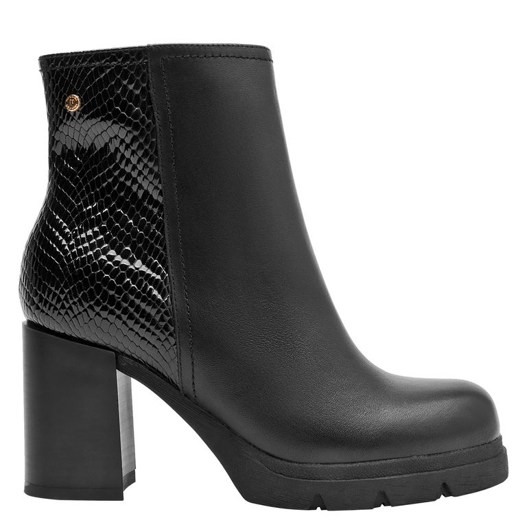 Botín Casual Mujer Negro