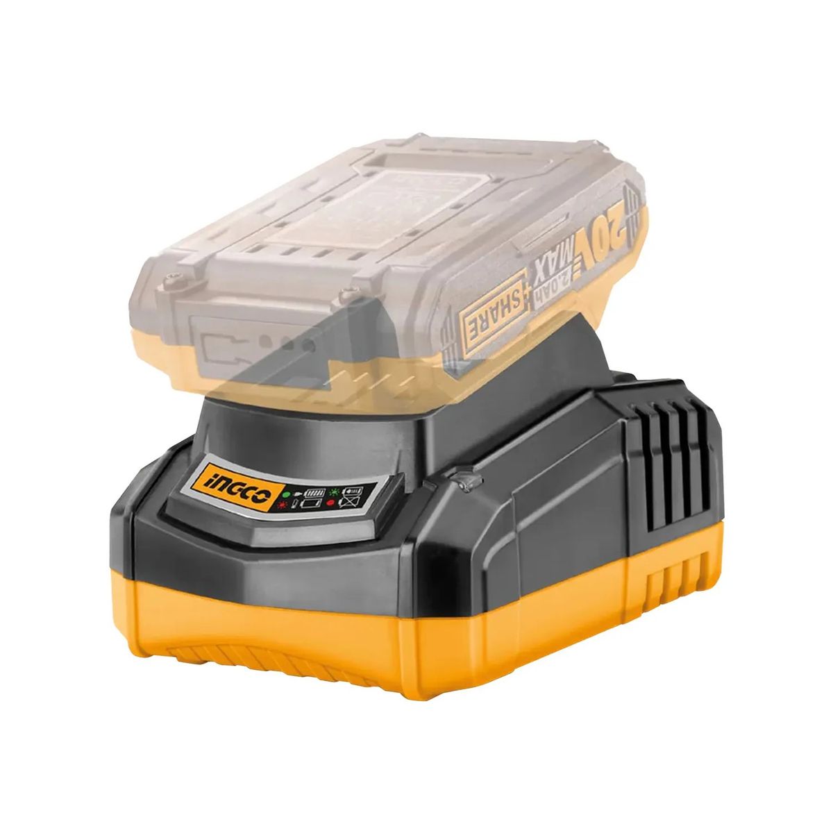 INGCO - Cargador De Bateria Ingco Normal Industrial P20s 245ah 20v