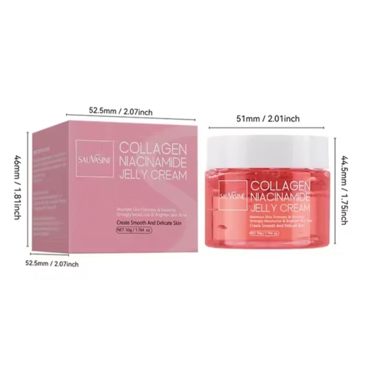 GENERICO - COLLAGEN JELLY CREAM Gel Hidratante con Colágeno y Niacinamida