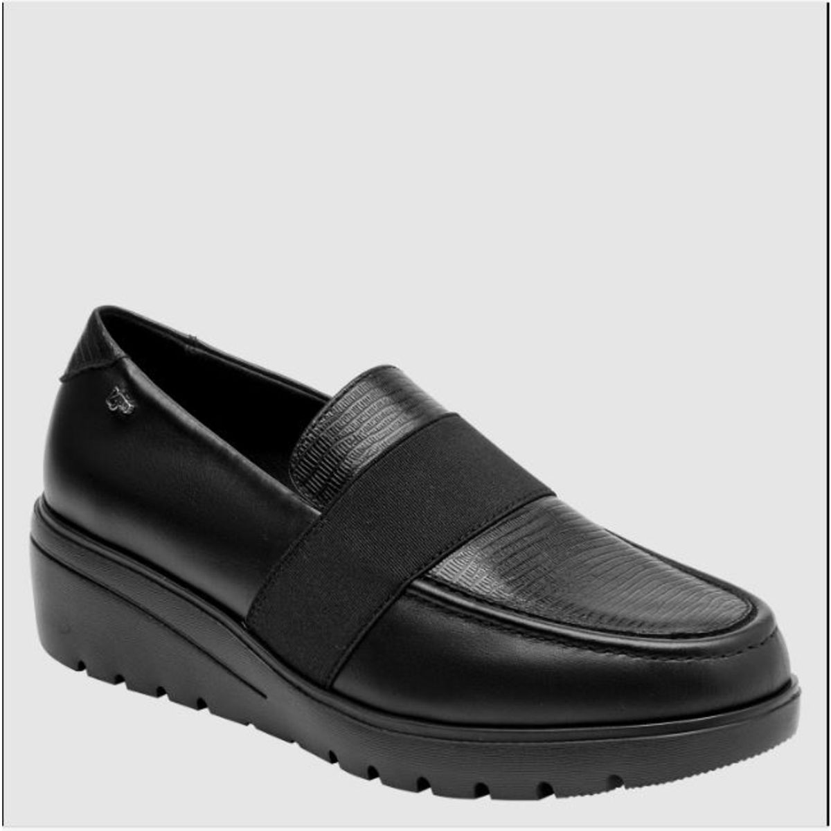 16 HRS - Mocasín Mujer Formal Negro 16 Hrs