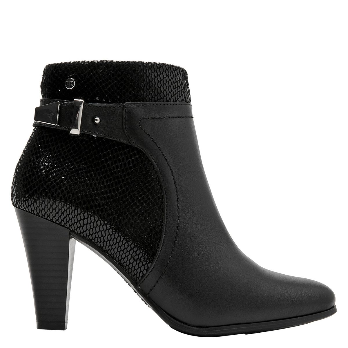 BRUNO ROSSI - Botín Casual Mujer Negro Bruno Rossi