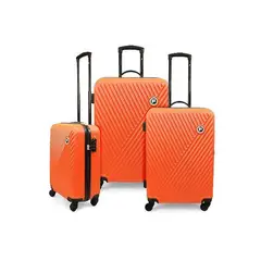 GENERICO - Pack Maletas F Limit Talla S + M + L Color Naranja Reacondicionado