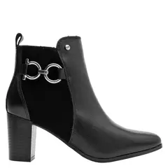 BRUNO ROSSI - Botín Casual Mujer Negro