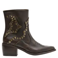 POLLINI - Botín Casual Mujer Marrón oscuro