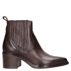 MJUS - Botín Casual Mujer Marrón oscuro