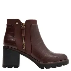 BRUNO ROSSI - Botín Casual Mujer Marrón