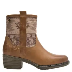 PANAMA JACK - Botín Cuero Mujer Marrón claro