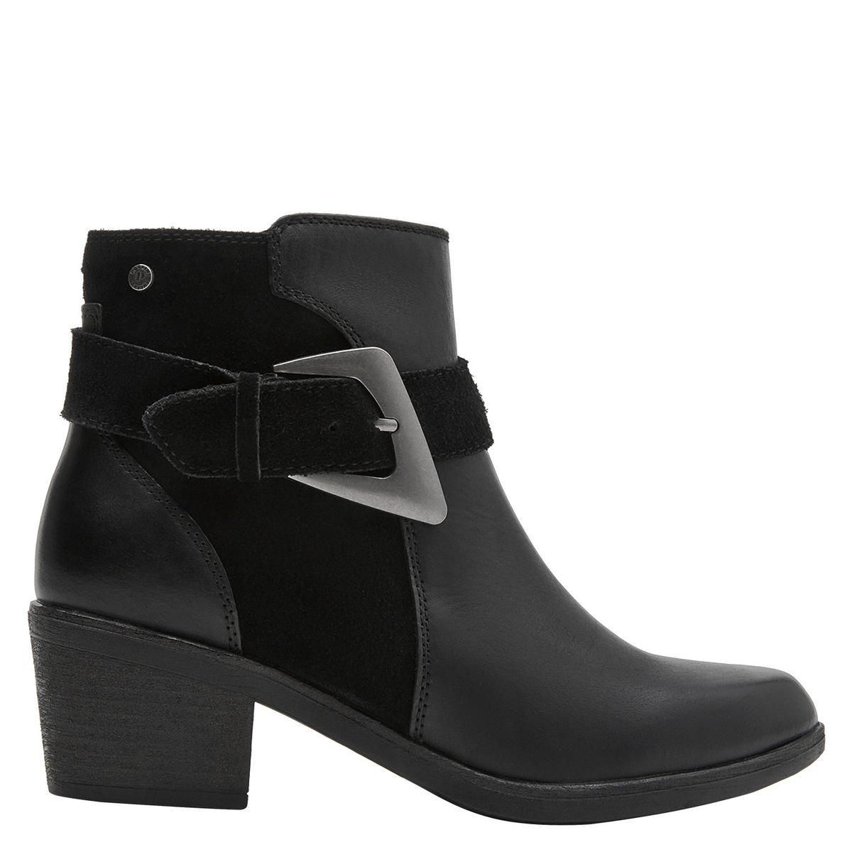 POLLINI - Botín Casual Mujer Negro Pollini