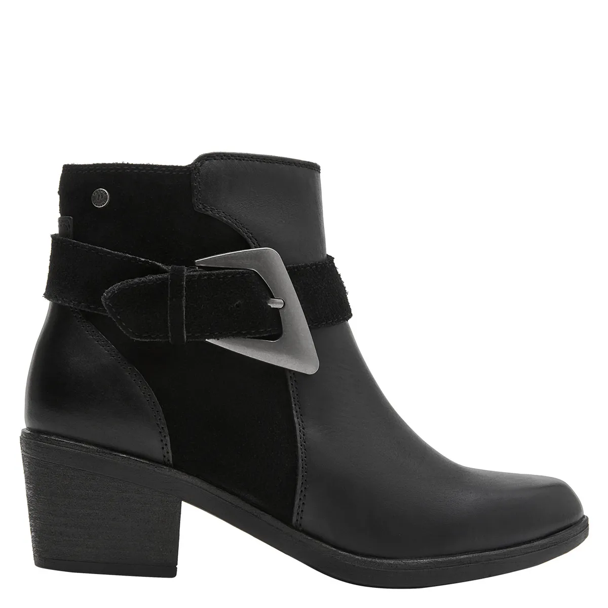 POLLINI - Botín Casual Mujer Negro Pollini