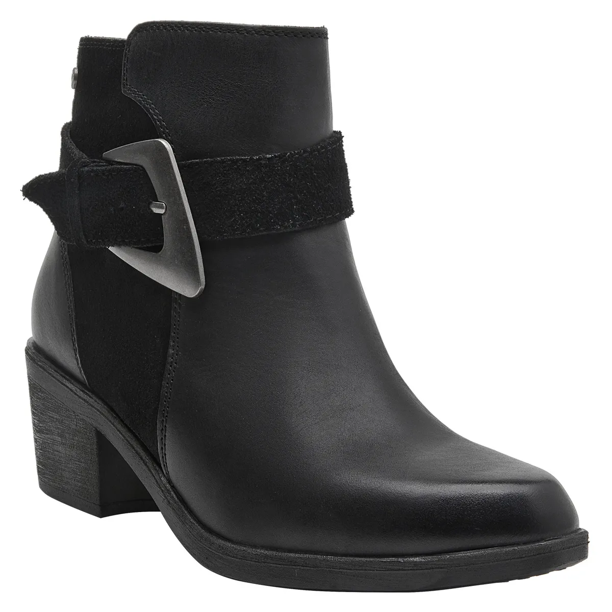 POLLINI - Botín Casual Mujer Negro Pollini