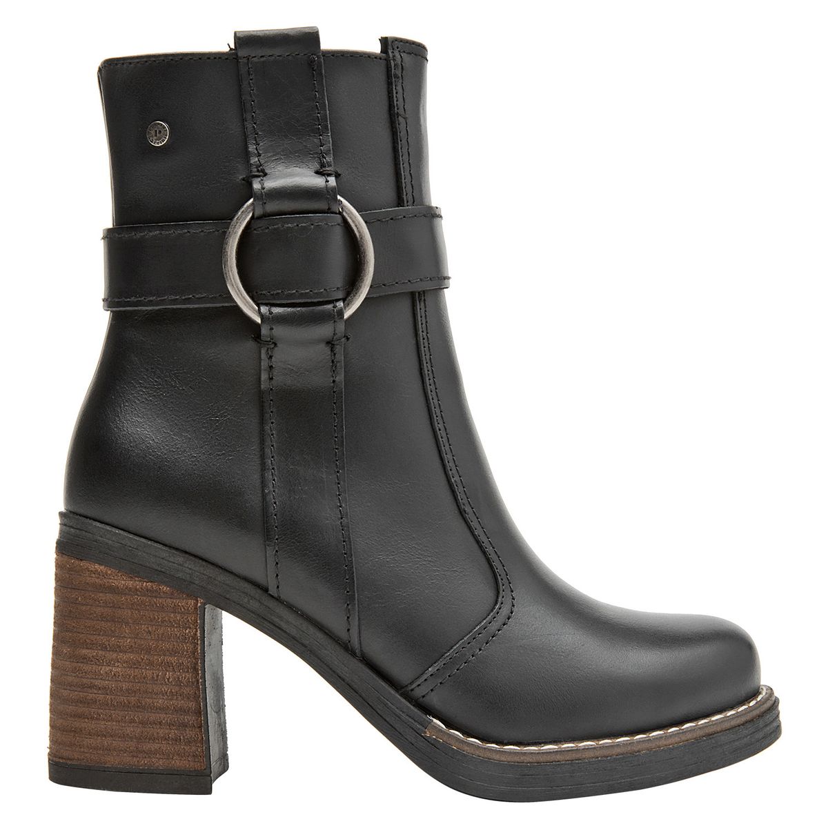 POLLINI - Botín Casual Mujer Negro Pollini