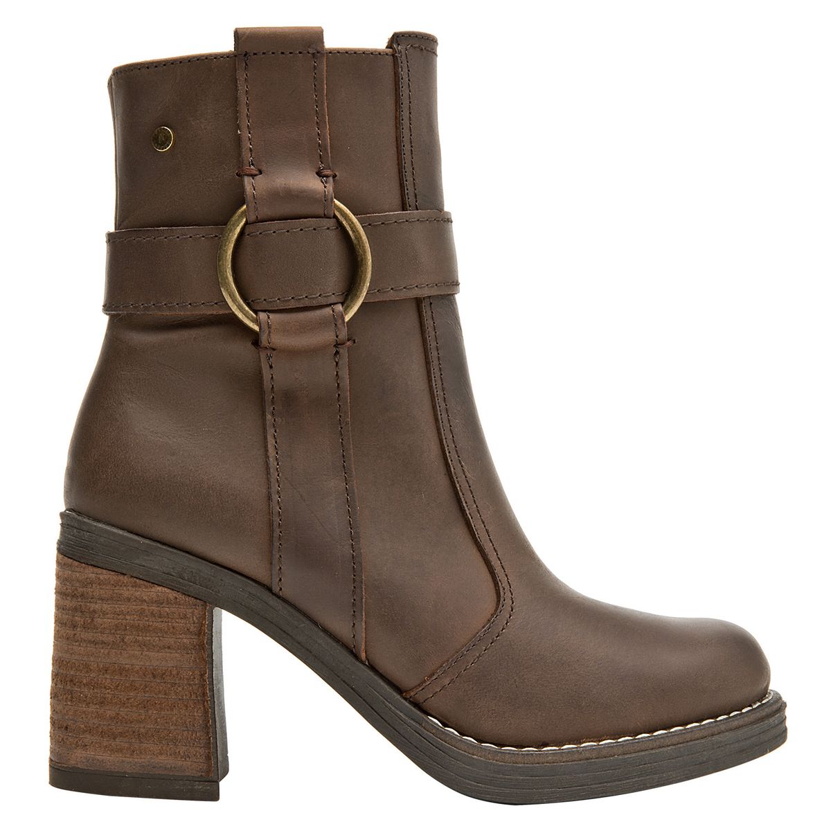 POLLINI - Botín Casual Mujer Marrón Pollini