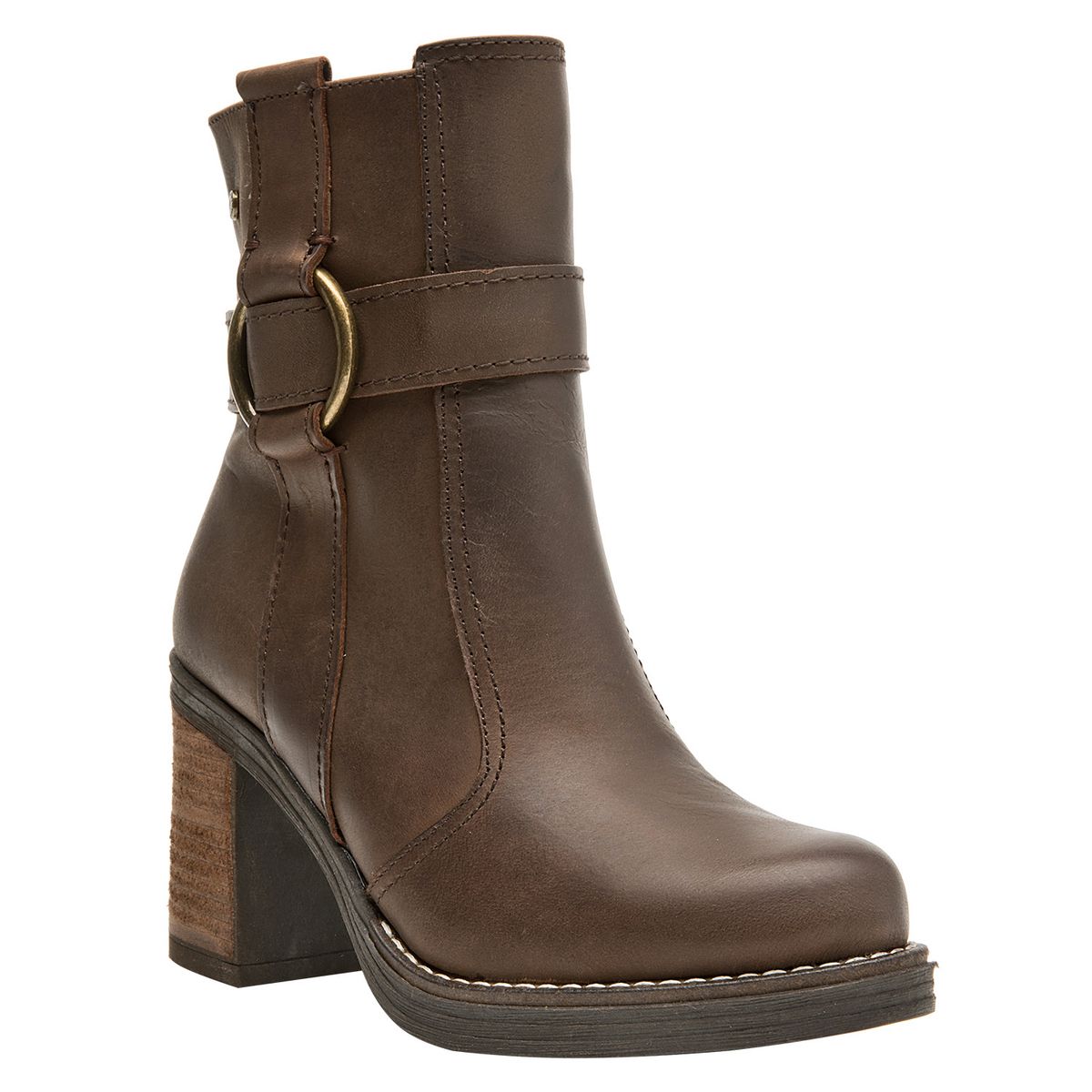 POLLINI - Botín Casual Mujer Marrón Pollini