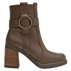 POLLINI - Botín Casual Mujer Marrón