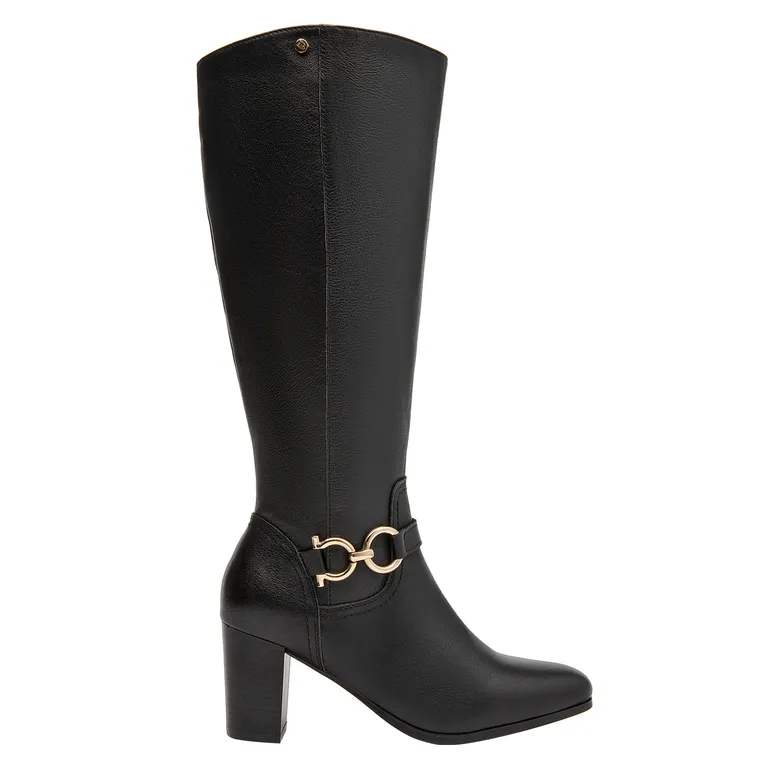 Bota Casual Mujer Negro