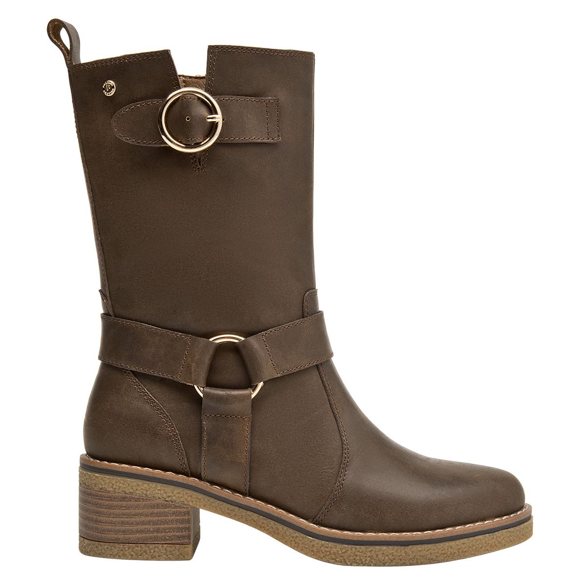 POLLINI - Bota Casual Mujer Marrón oscuro Pollini