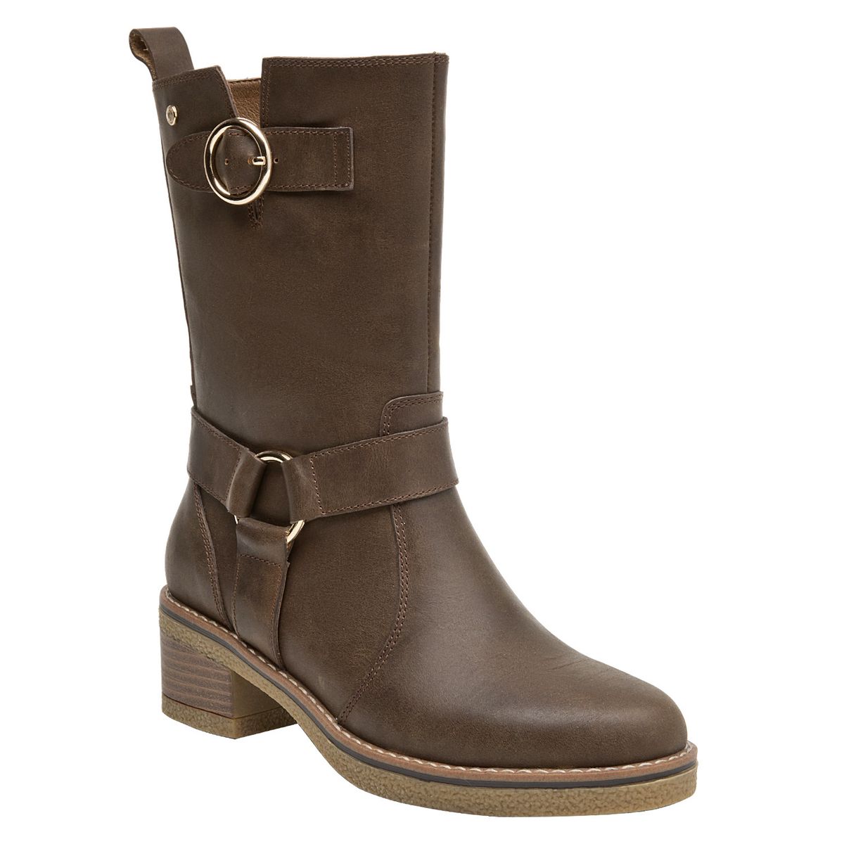 POLLINI - Bota Casual Mujer Marrón oscuro Pollini