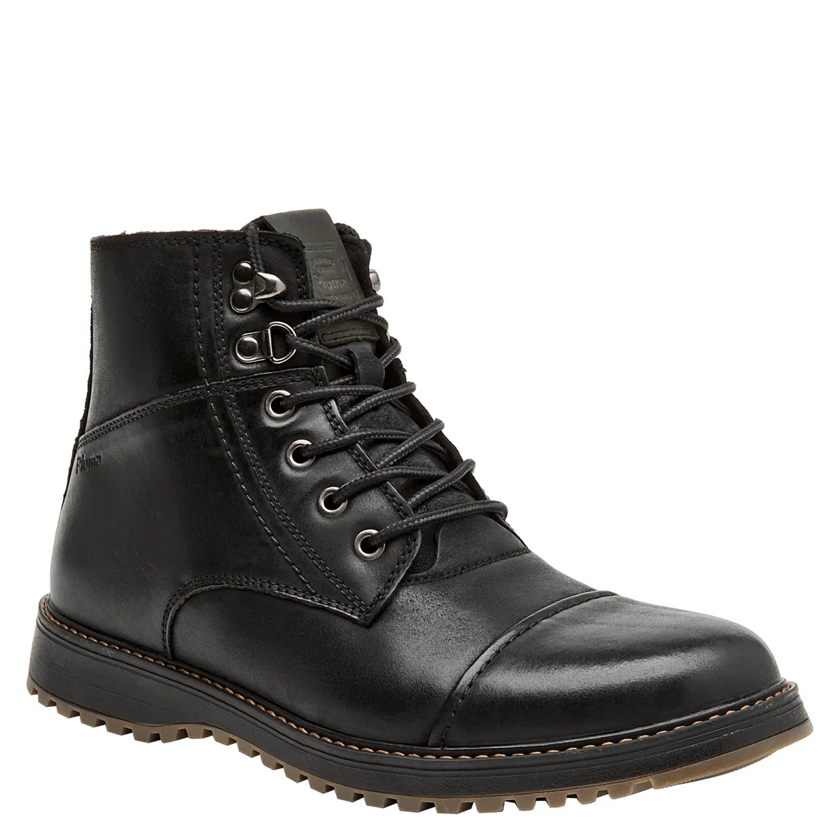 PLUMA - Botín Casual Hombre Negro Pluma