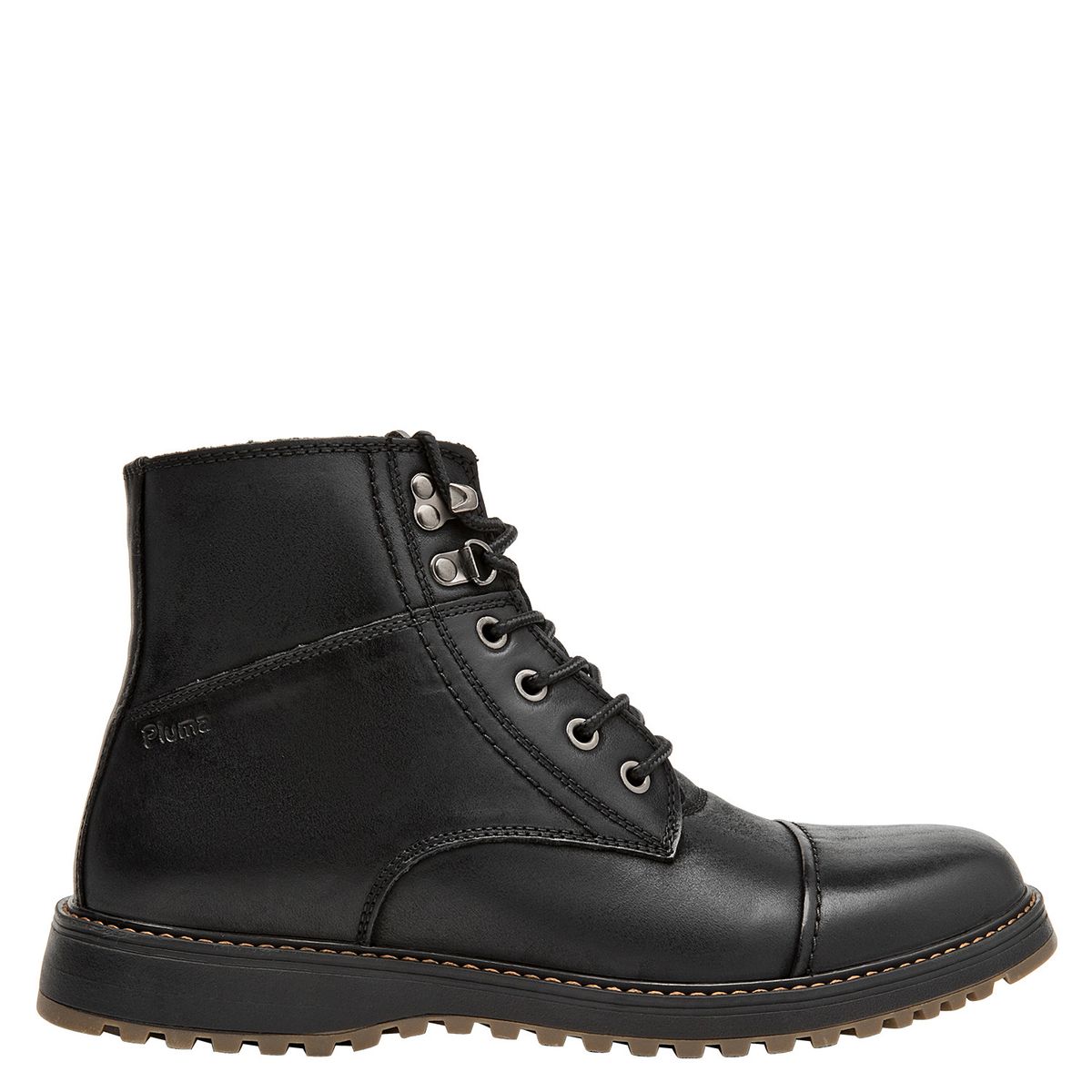 PLUMA - Botín Casual Hombre Negro Pluma