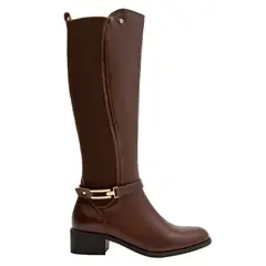 BRUNO ROSSI - Bota Casual Mujer Marrón