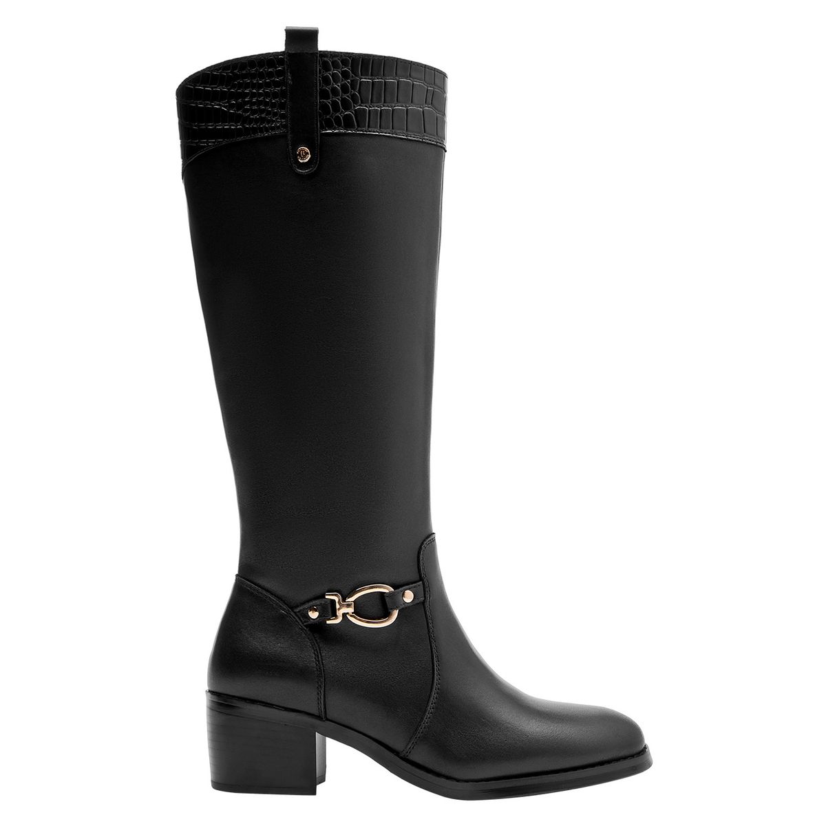 POLLINI - Bota Casual Mujer Negro Pollini