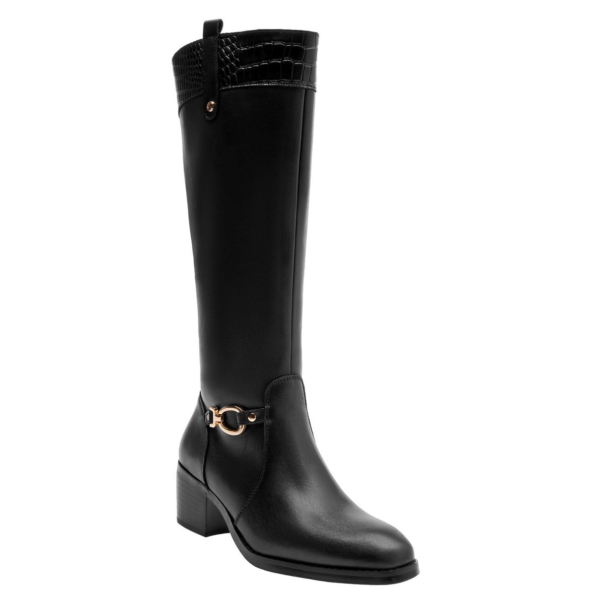 POLLINI - Bota Casual Mujer Negro Pollini