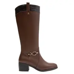 POLLINI - Bota Casual Mujer Marrón