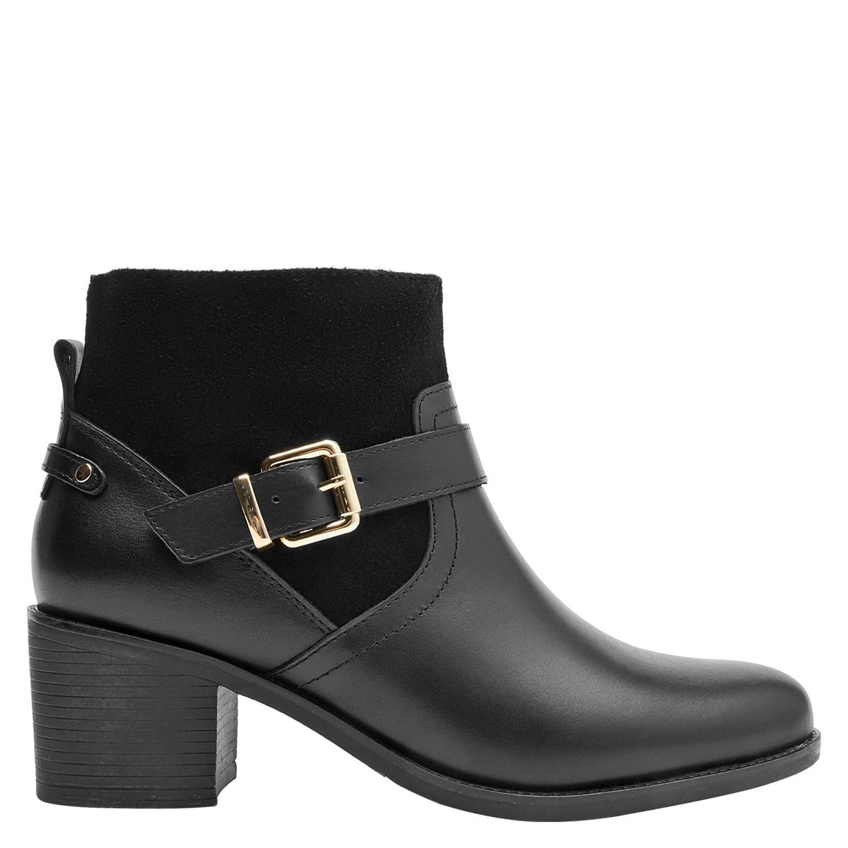 POLLINI - Botín Casual Mujer Negro Pollini