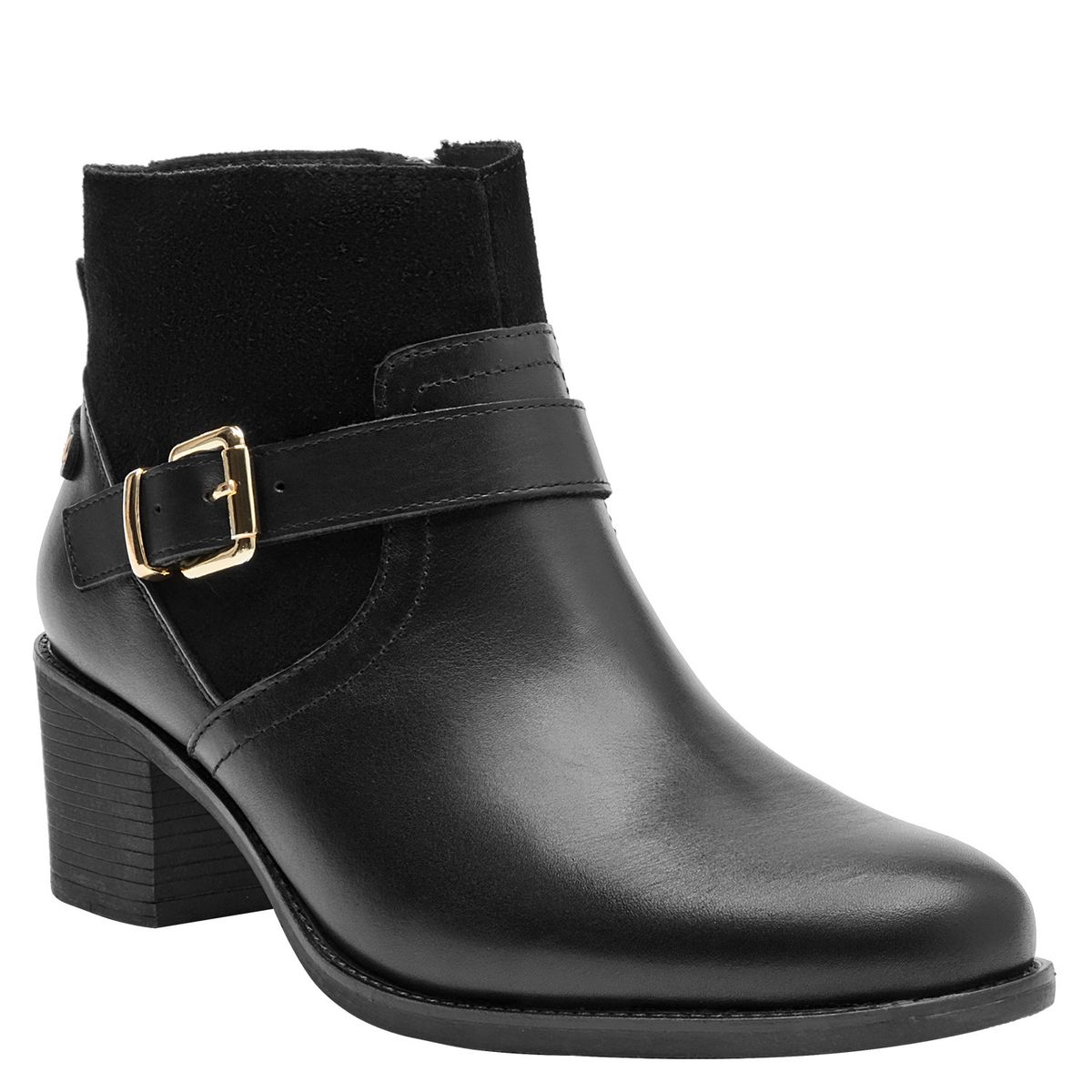 POLLINI - Botín Casual Mujer Negro Pollini