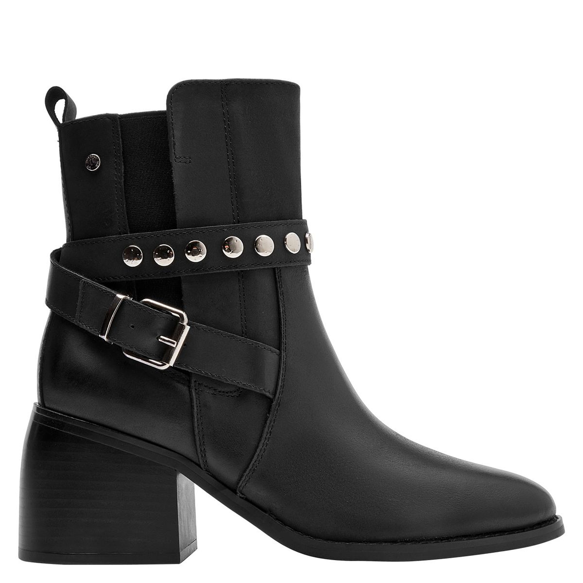 POLLINI - Botín Casual Mujer Negro Pollini