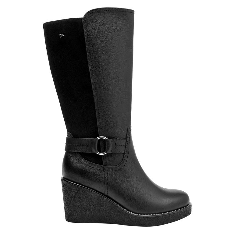 Bota Casual Mujer Negro