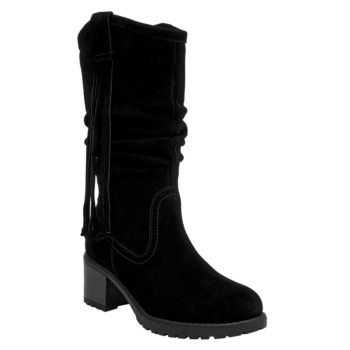 BRUNO ROSSI - Bota Casual Mujer Negro Bruno Rossi