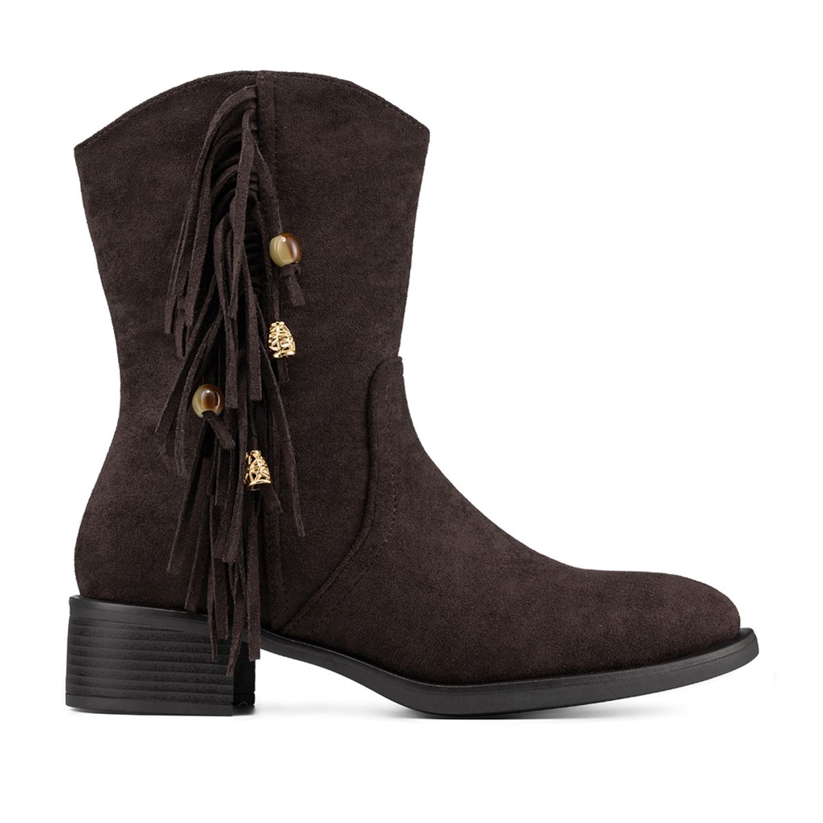 WEIDE - Botín Taco Mujer Casual PU Textil Weide DH91
