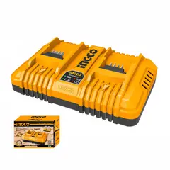INGCO - Cargador De Batería Doble Rápido P20s 2ah4ah5ah 20v