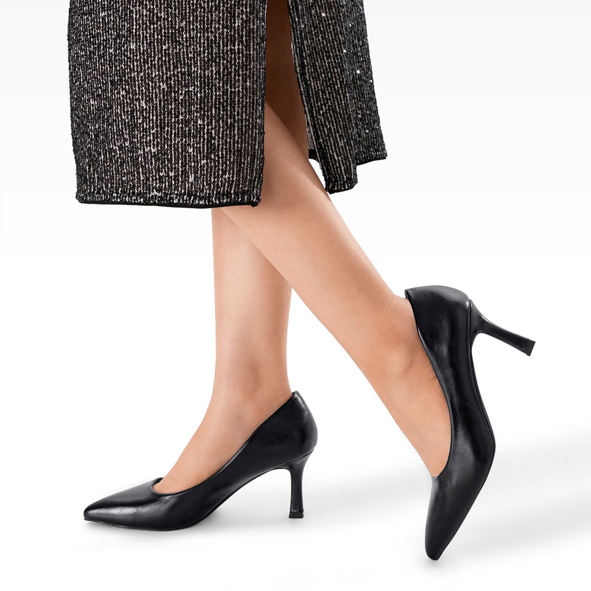 WEIDE - Zapato Taco Alto Mujer Formal PU Weide GH186